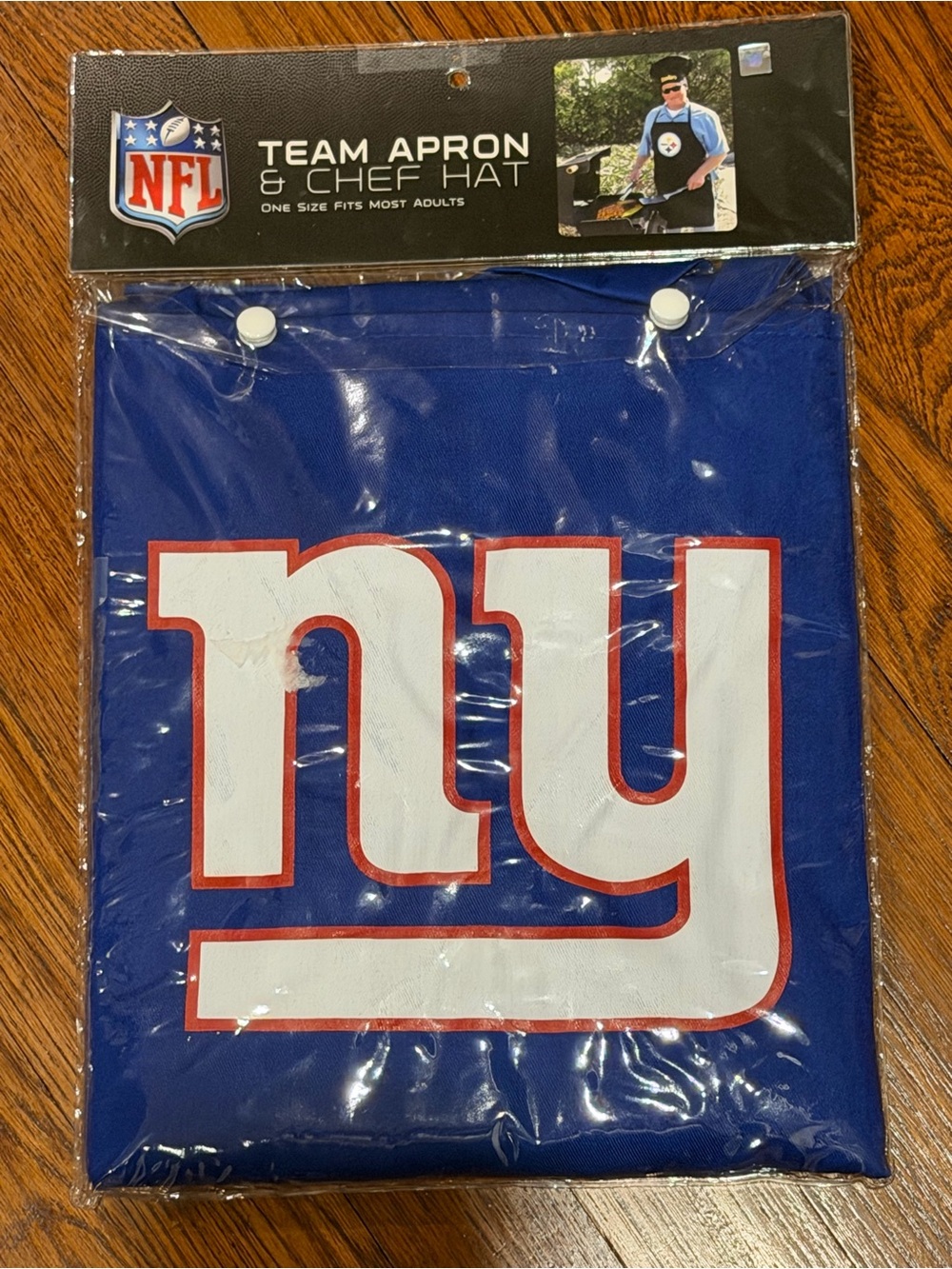 NFL New York Giants Blue Team Apron & Chef Hat